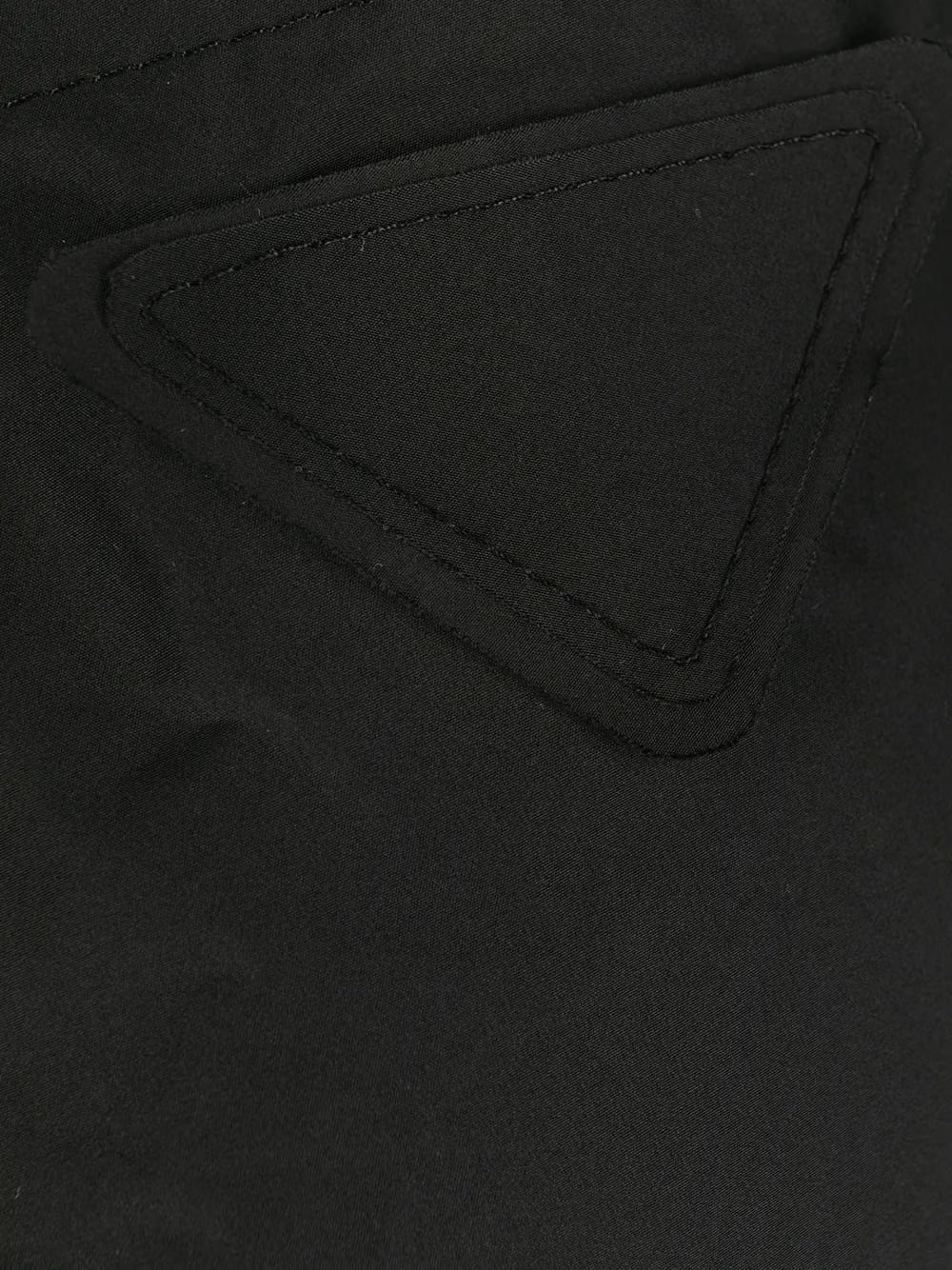 triangle patch logo shorts