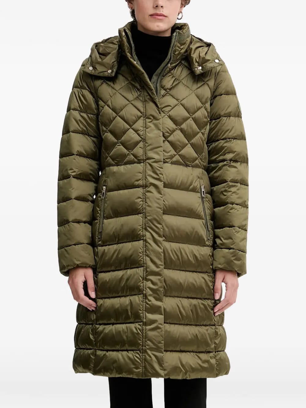 Constance quilted-design coat