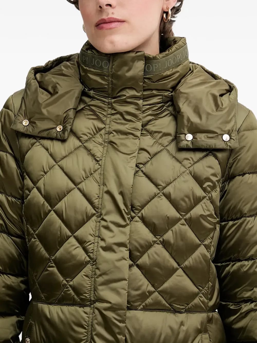 Constance quilted-design coat