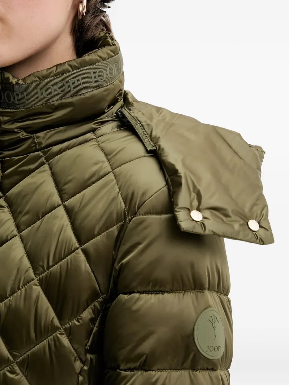 Constance quilted-design coat