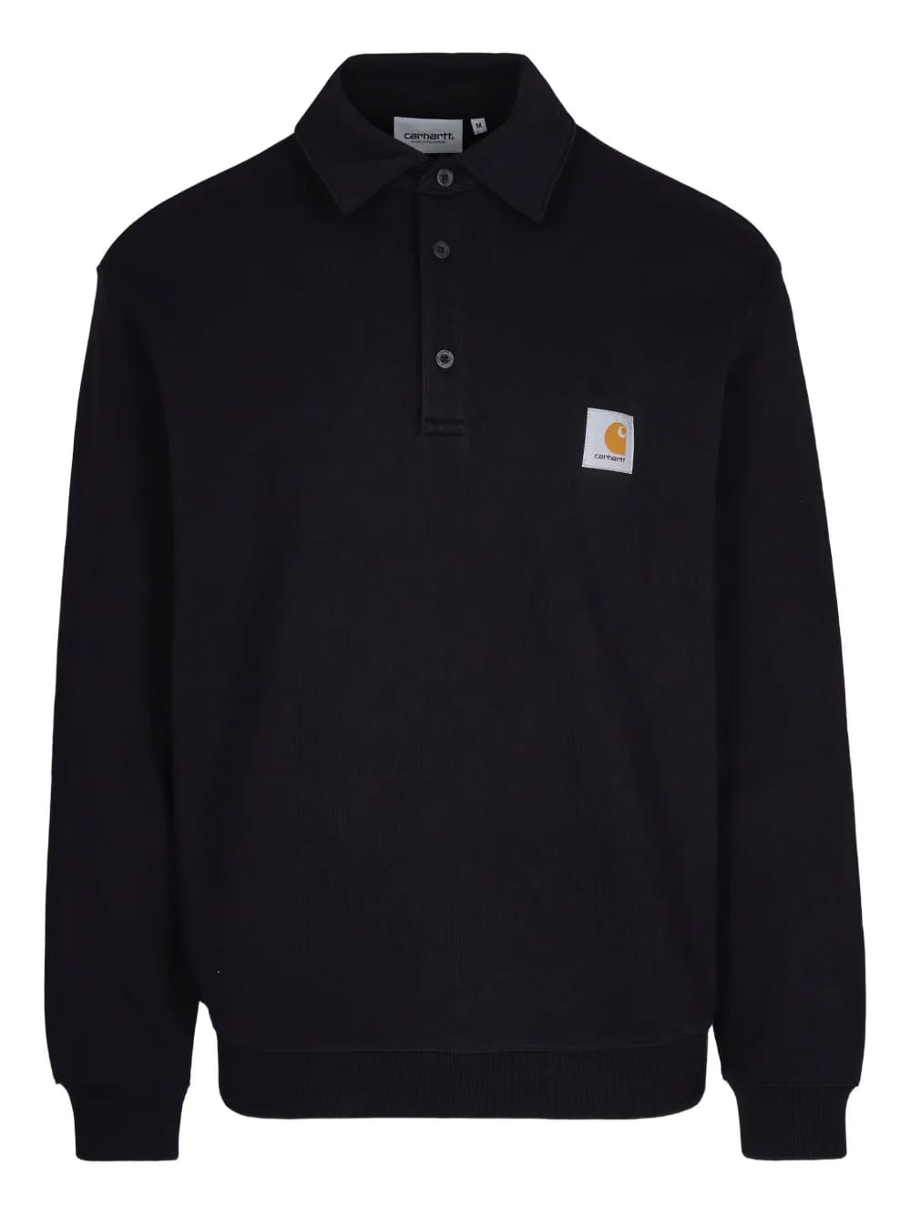 logo-patch cotton polo shirt