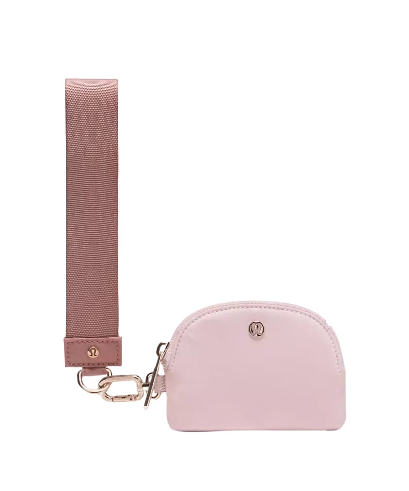 Lululemon Dual Pouch Wristlet Spiced Chai/Pink Haze