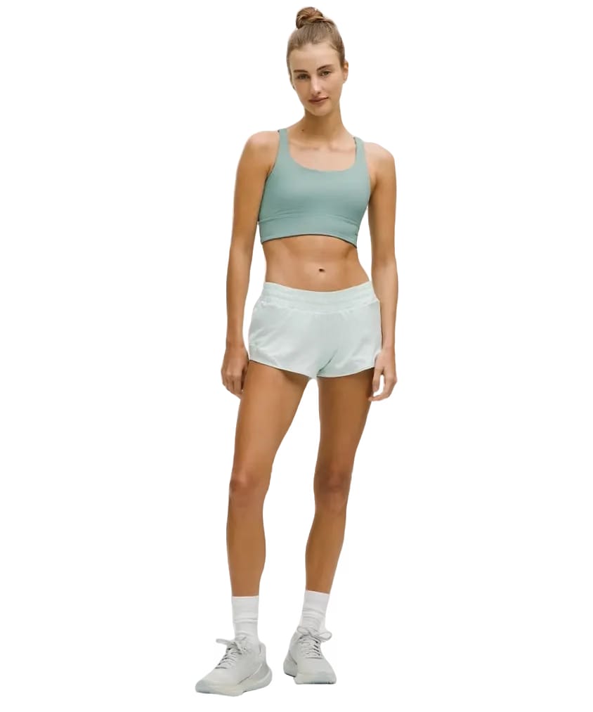 Lululemon Hotty Hot Low-Rise Lined Shorts 2.5" Mint Breeze