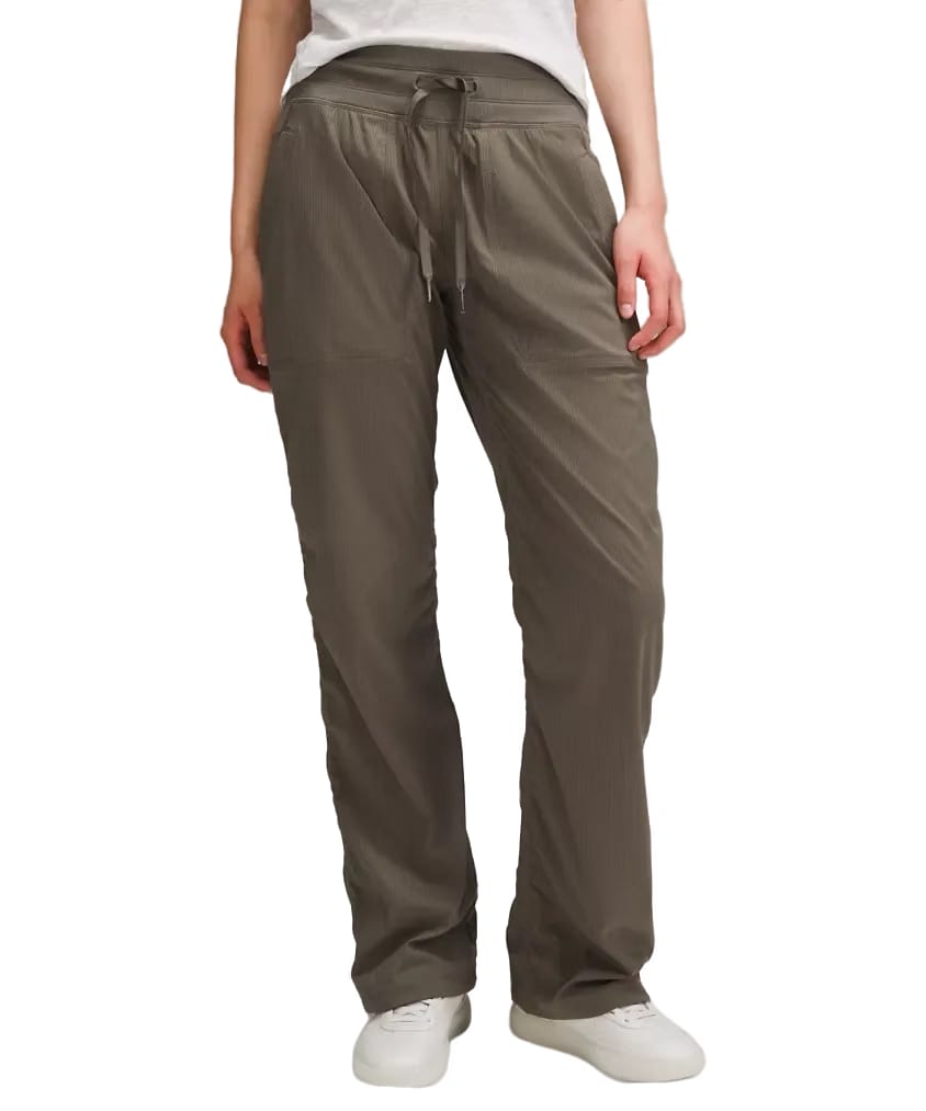 Lululemon Dance Studio Mid-Rise Pant Regular Army Green