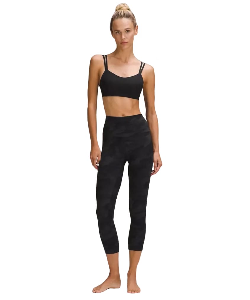 Lululemon Align™ High-Rise Crop 21" Heritage 365 Camo Deep Coal Multi