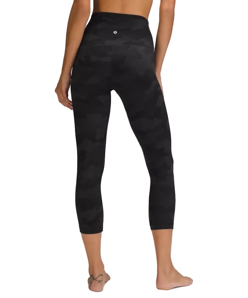 Lululemon Align™ High-Rise Crop 21" Heritage 365 Camo Deep Coal Multi