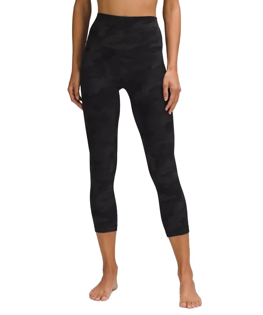 Lululemon Align™ High-Rise Crop 21" Heritage 365 Camo Deep Coal Multi