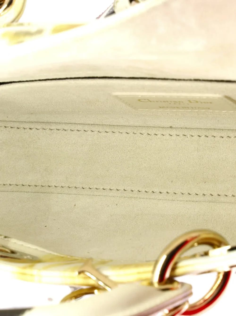 Lady D-Joy Bag Printed Leather Small satchel