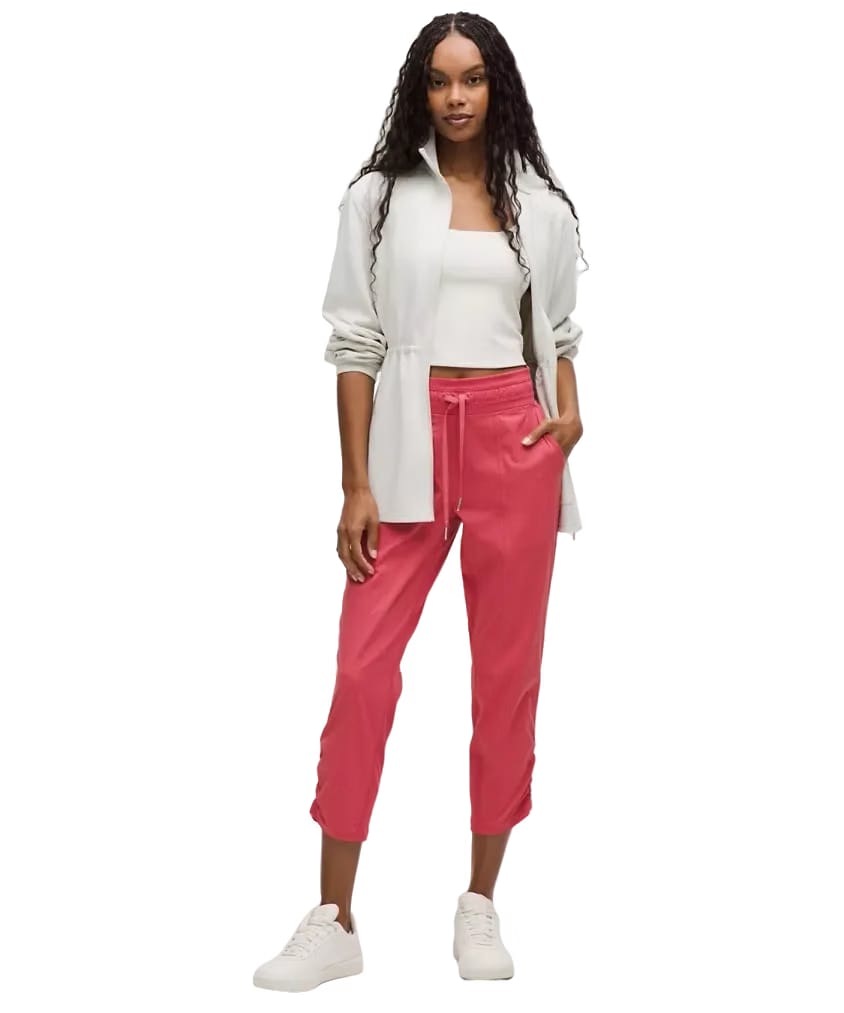 Lululemon Dance Studio Mid-Rise Cropped Pant Desert Red