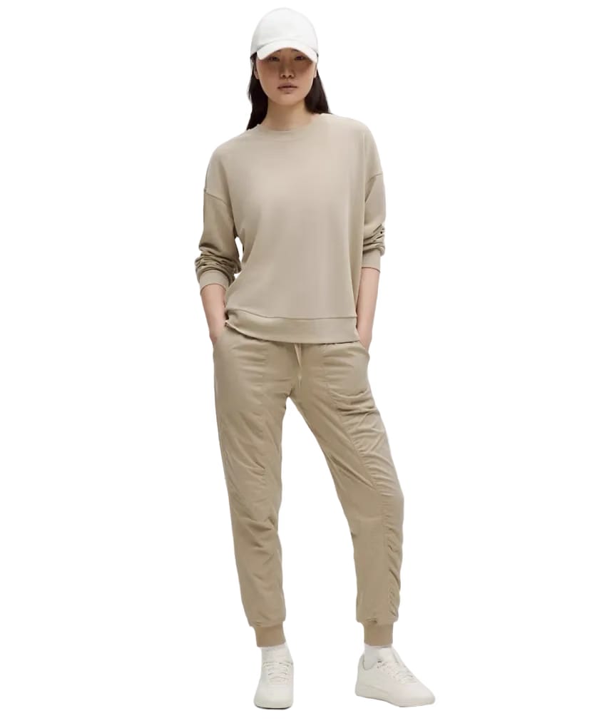 Lululemon Dance Studio Mid-Rise Jogger Full Length Sheer Oak