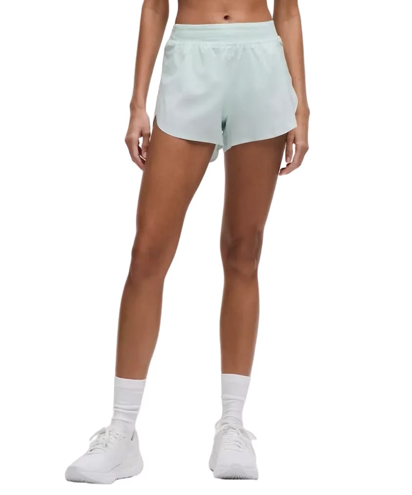 Lululemon Fast and Free High-Rise Classic-Fit Split Shorts 3" Mint Breeze