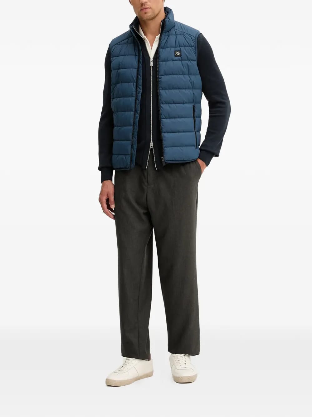 quilted gilet