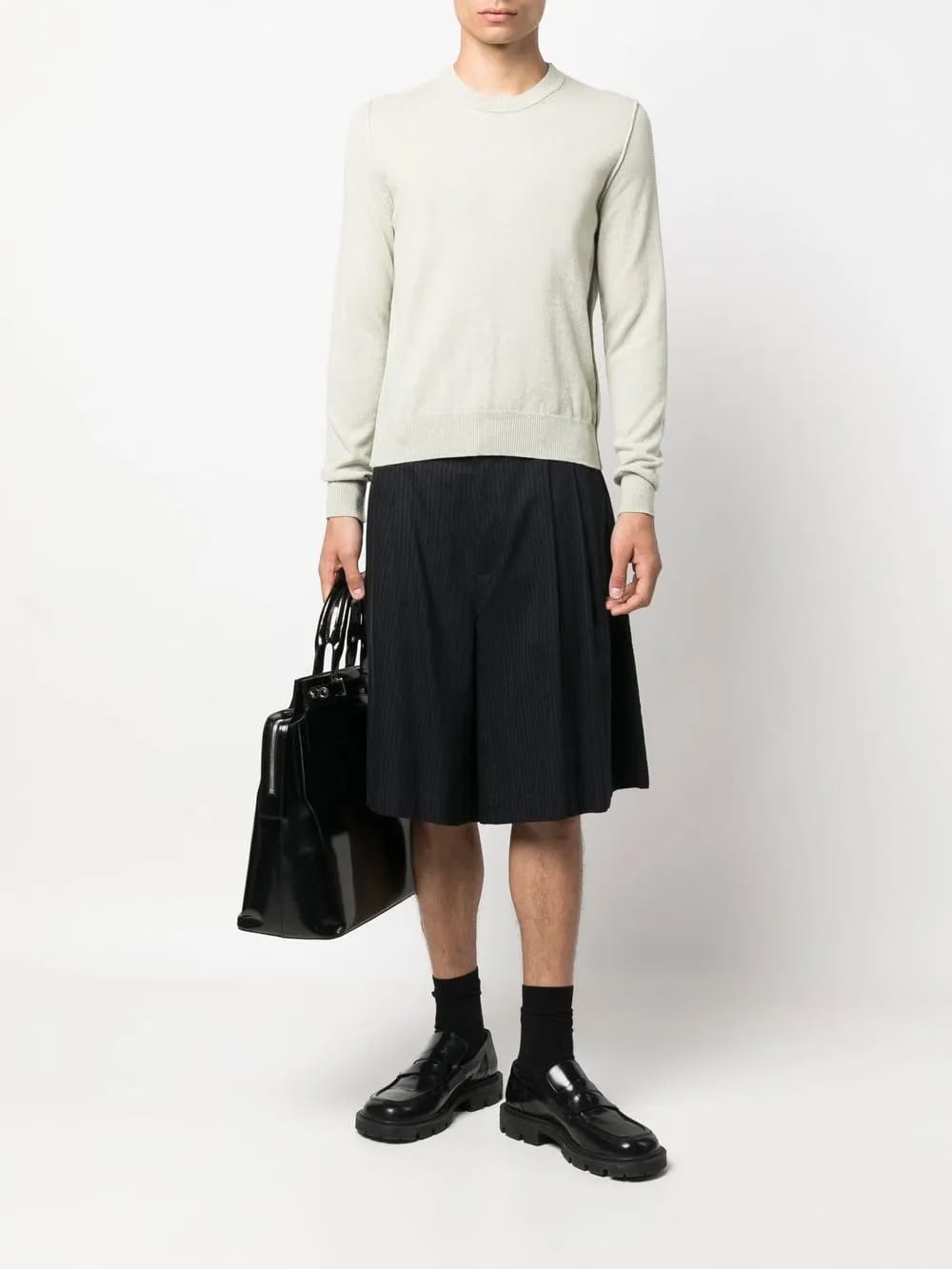 crew-neck cashmere jumper