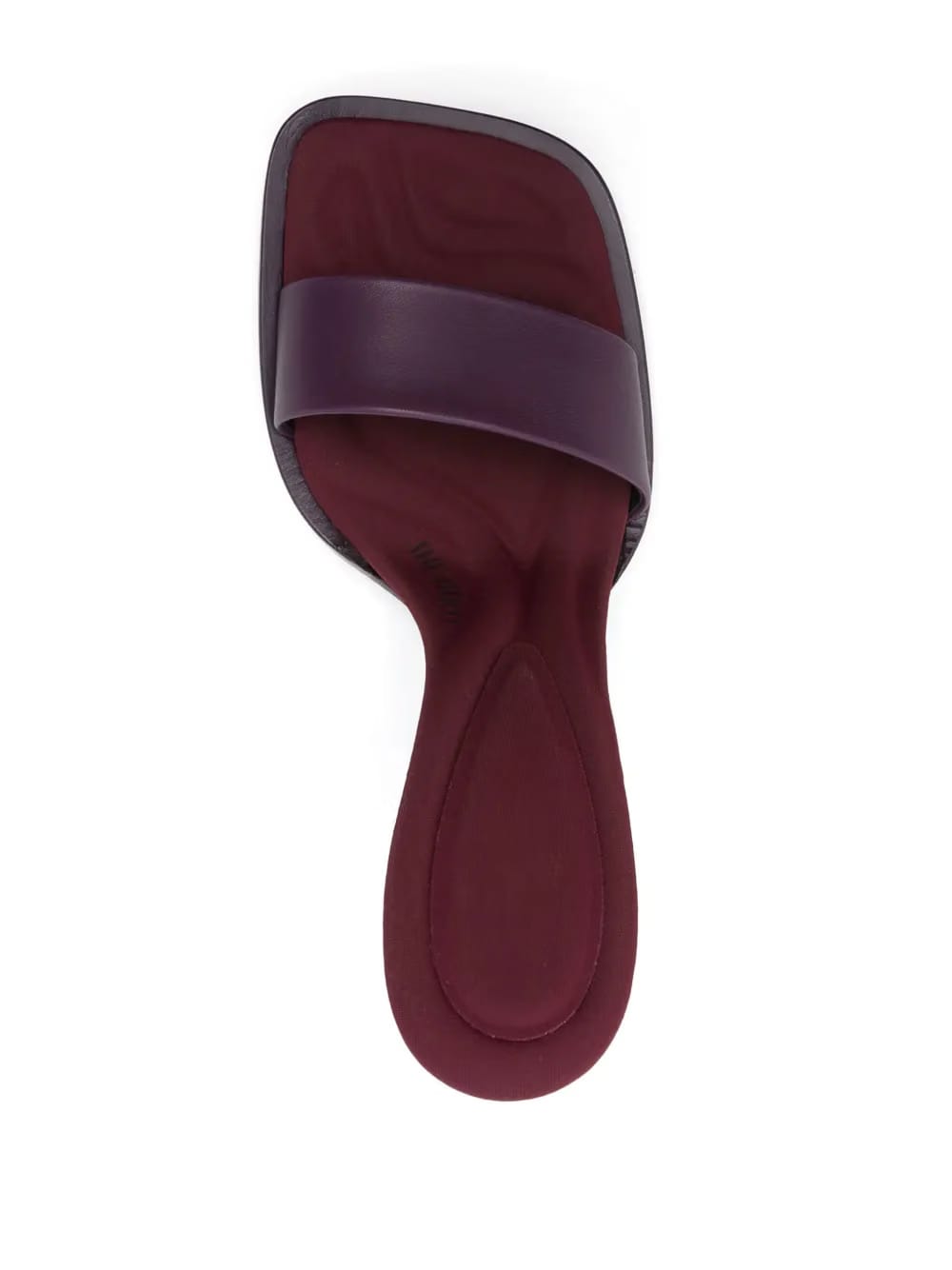 100mm leather mules