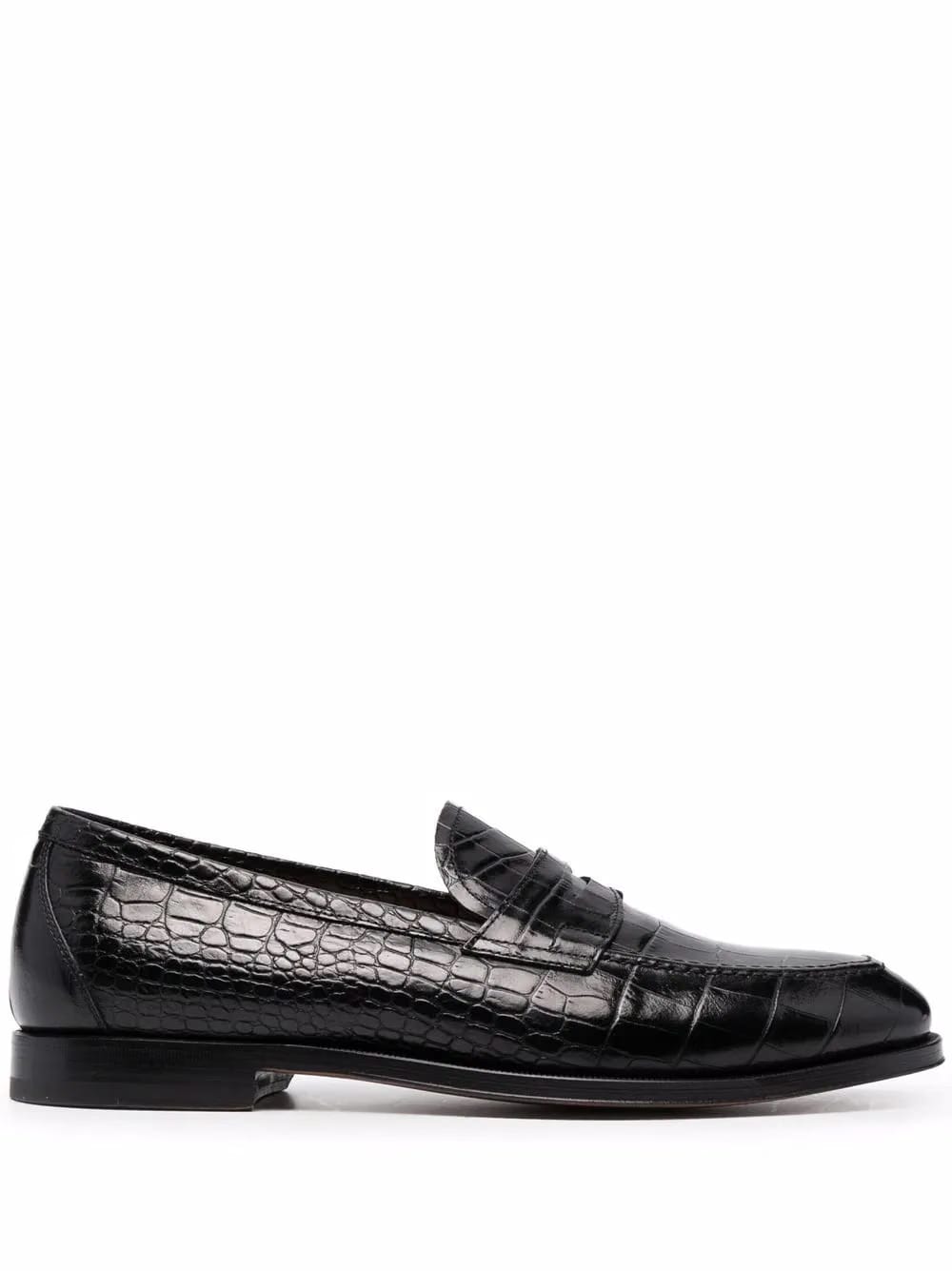 Stefano crocodile-embossed loafers