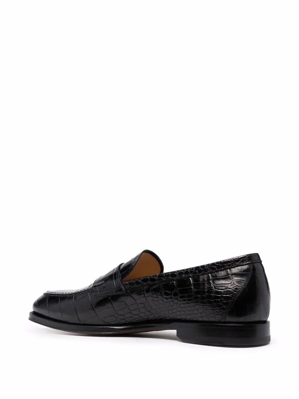 Stefano crocodile-embossed loafers