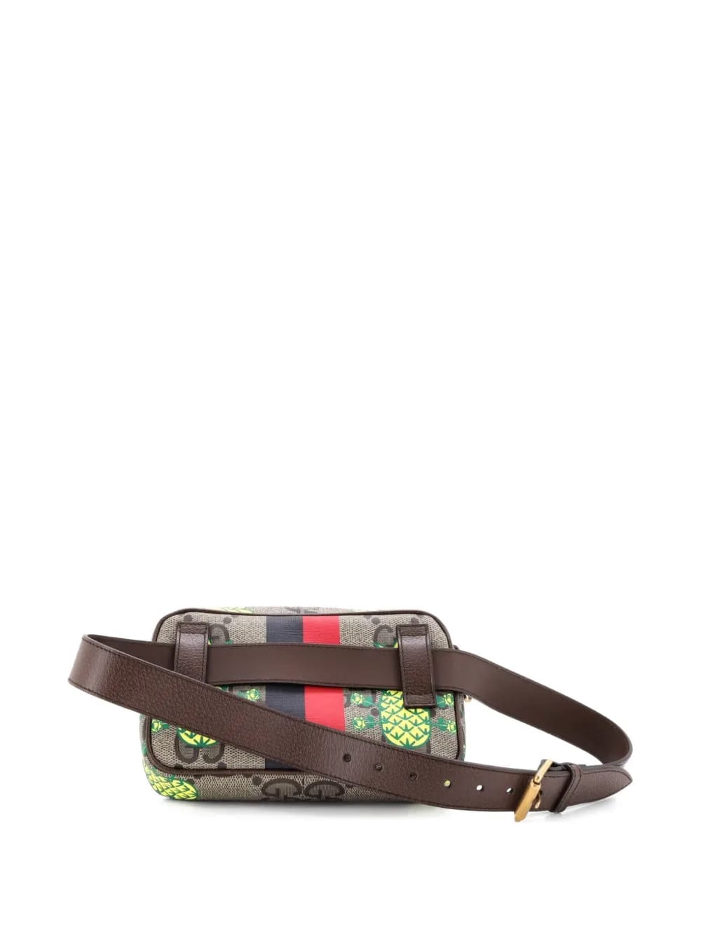 Zip Printed GG Coated Canvas belt bag