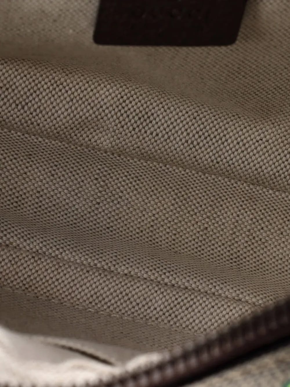 Zip Printed GG Coated Canvas belt bag