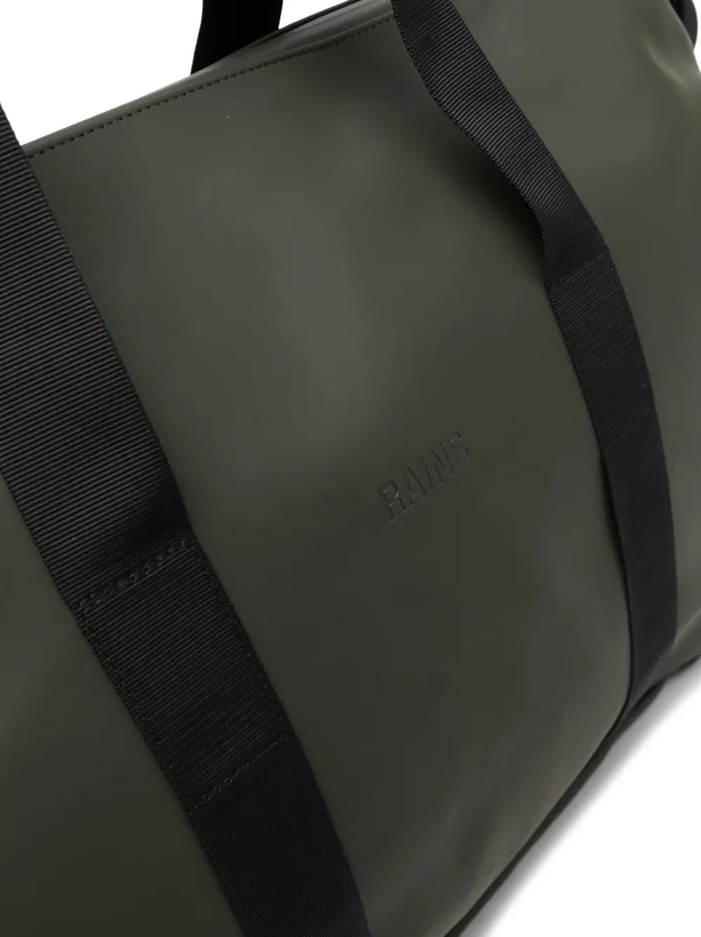 logo-debossed waterproof holdall