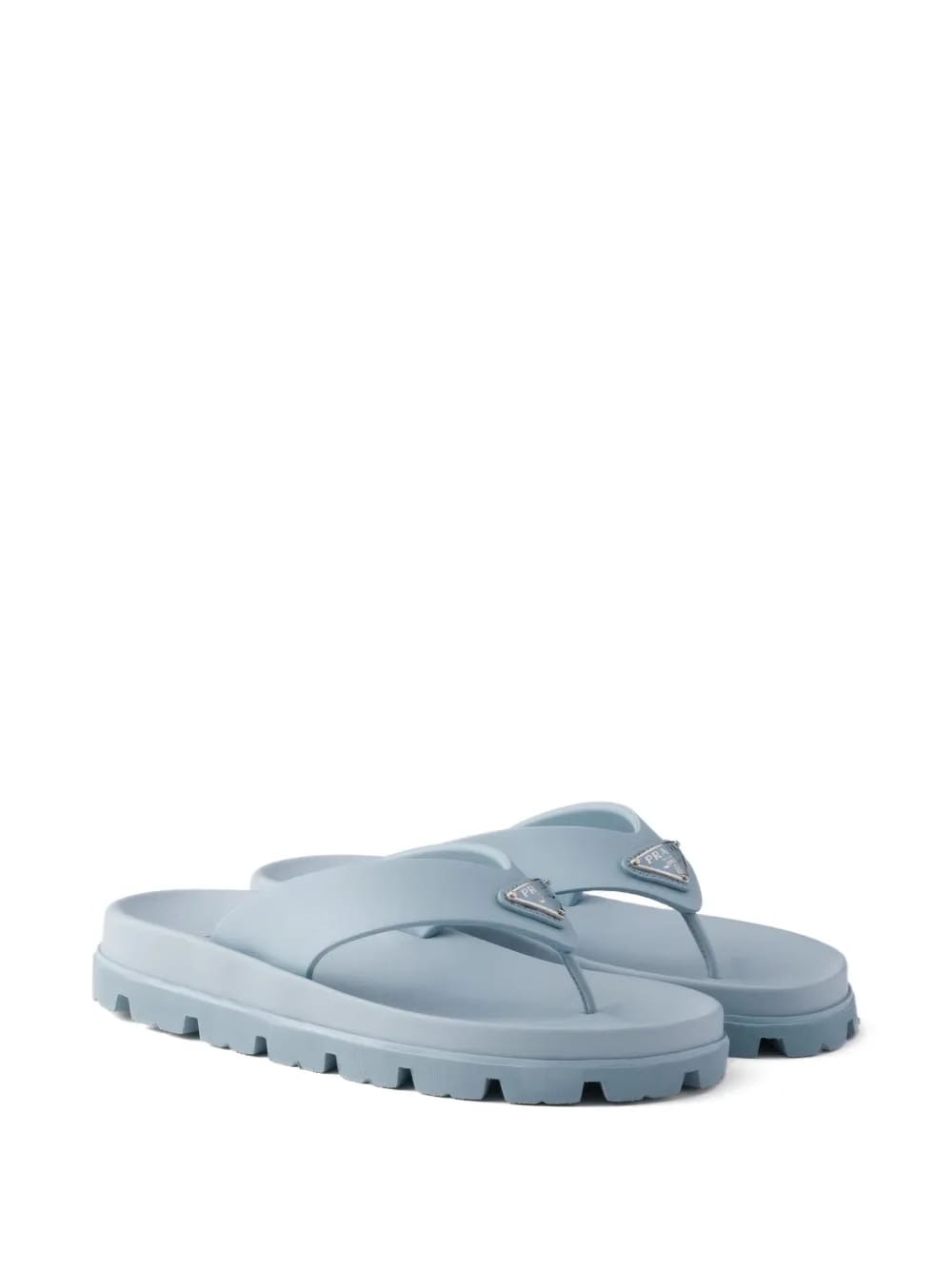 triangle flat sandals