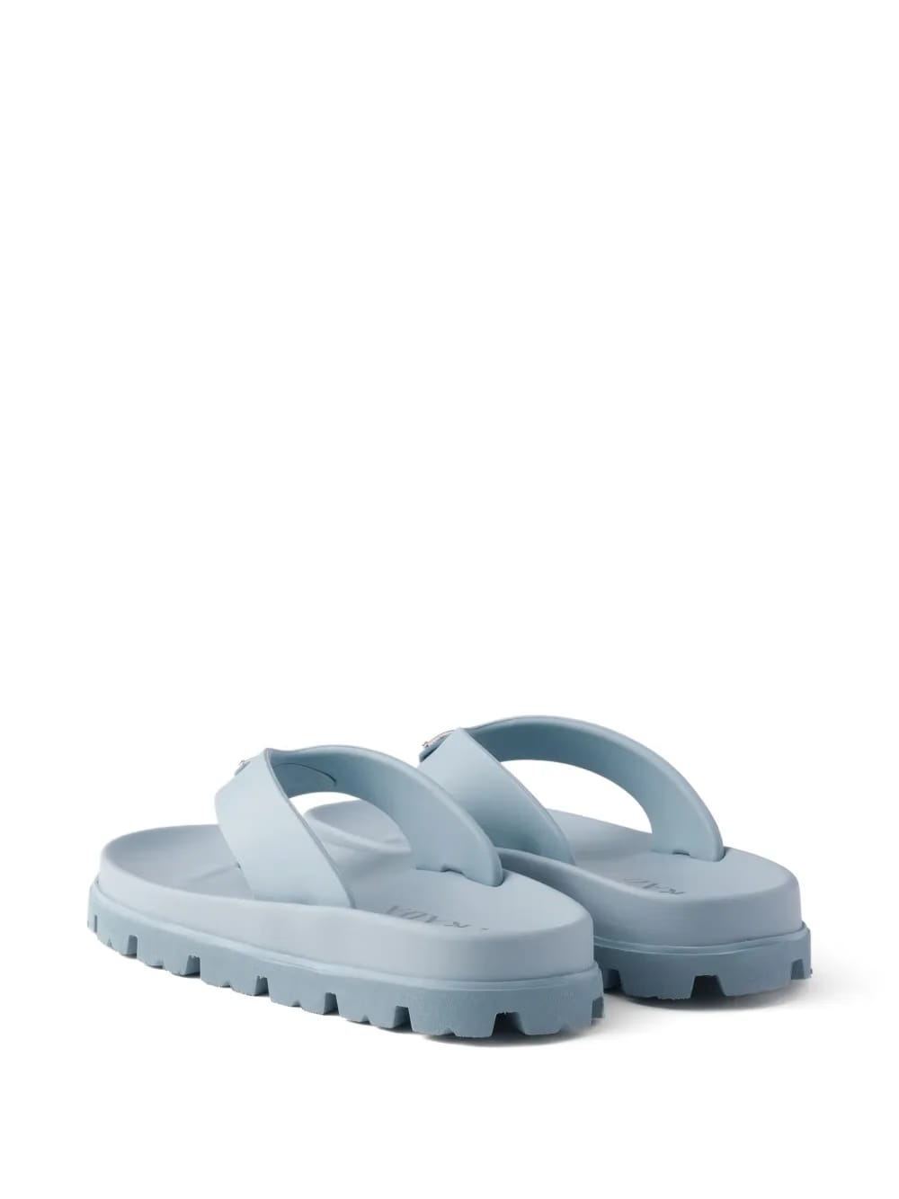 triangle flat sandals