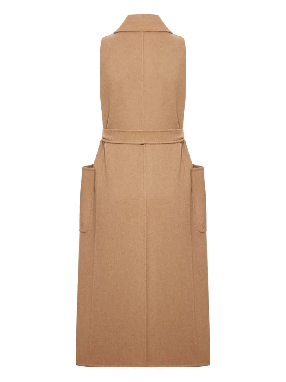 belted patch-pocket coat