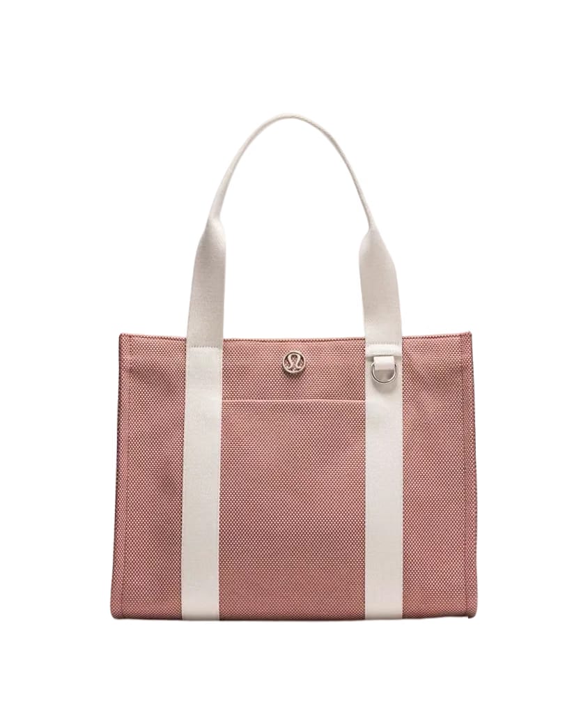 Lululemon Two-Tone Canvas Tote Bag 10L Spiced Chai/Bone