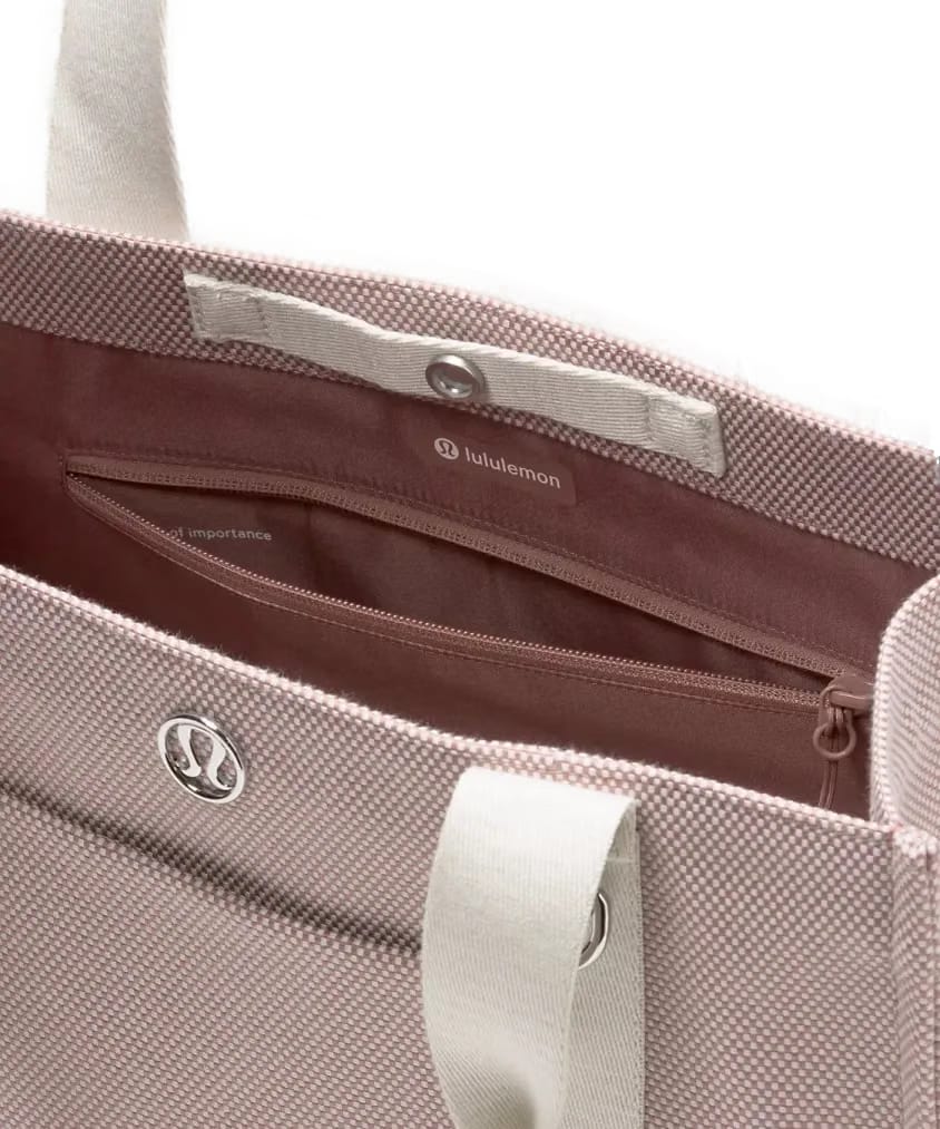 Lululemon Two-Tone Canvas Tote Bag 10L Spiced Chai/Bone