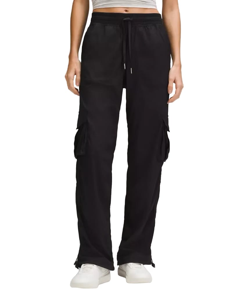 Lululemon Dance Studio Relaxed-Fit Mid-Rise Cargo Pant Black
