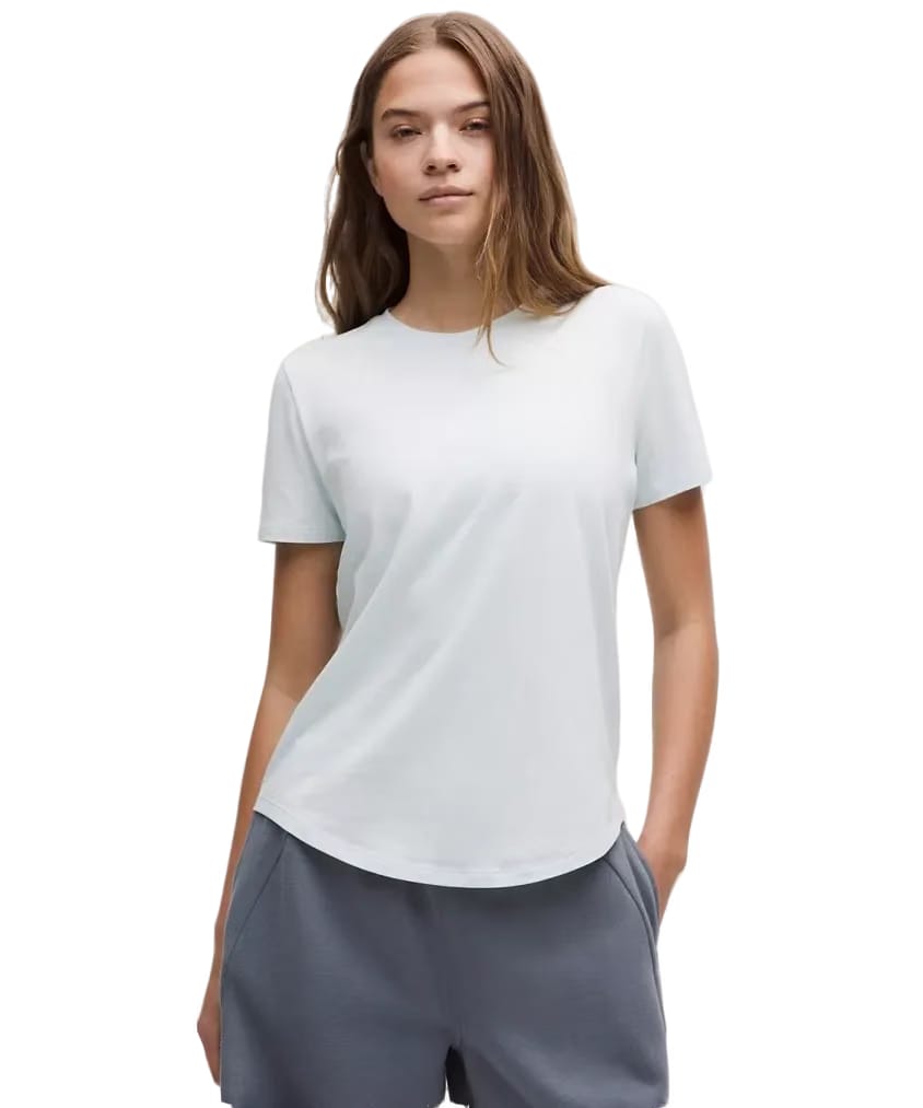 Lululemon Love Curved-Hem Crewneck T-Shirt Mint Breeze