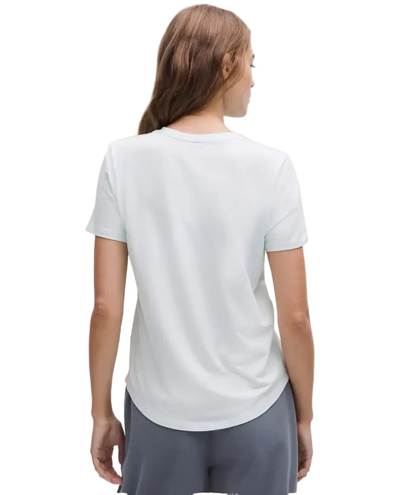 Lululemon Love Curved-Hem Crewneck T-Shirt Mint Breeze