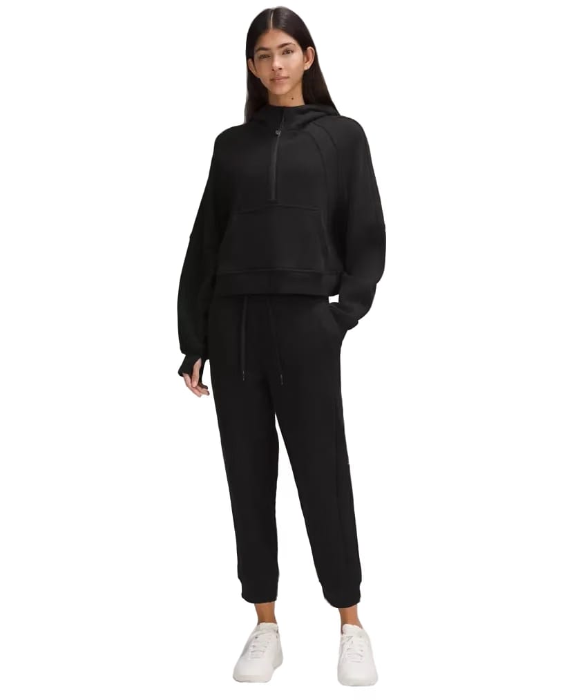 Lululemon Scuba Oversized Half-Zip Hoodie Black