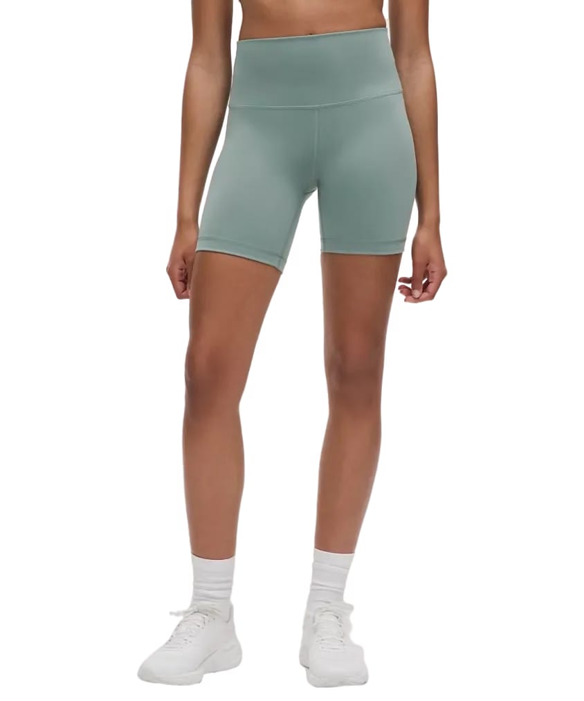 Lululemon Wunder Train High-Rise Shorts 6" Crater Blue