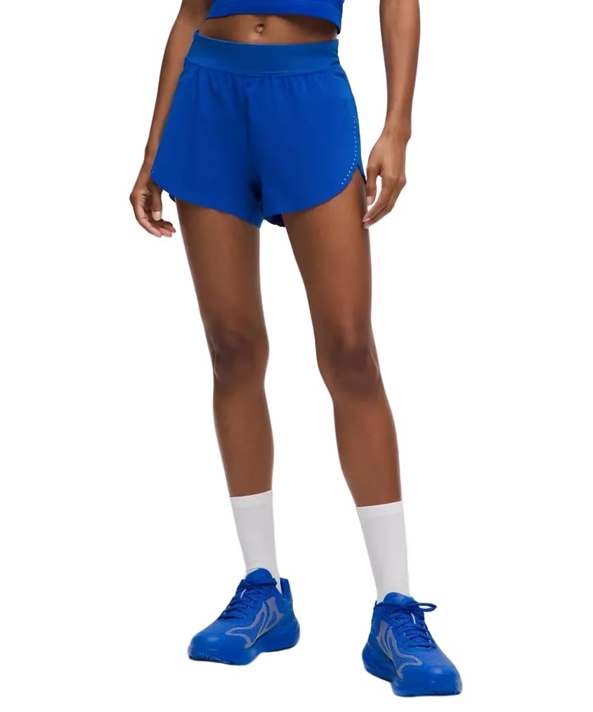 Lululemon Fast and Free High-Rise Classic-Fit Split Shorts 3" Galactic Cobalt