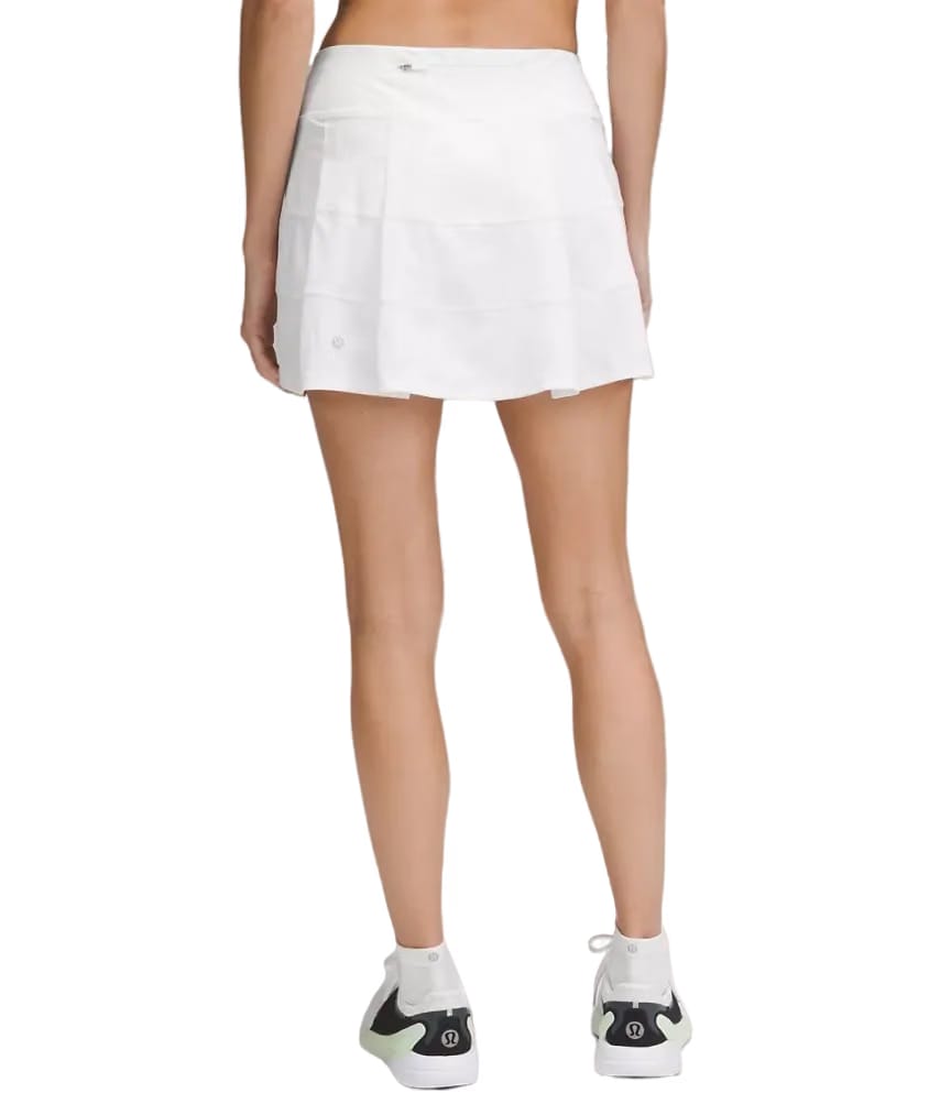 Lululemon Pace Rival Mid-Rise Skirt Long White