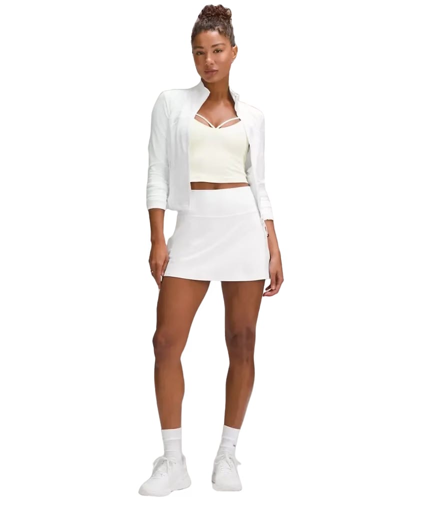 Lululemon Define Cropped Jacket Nulu White