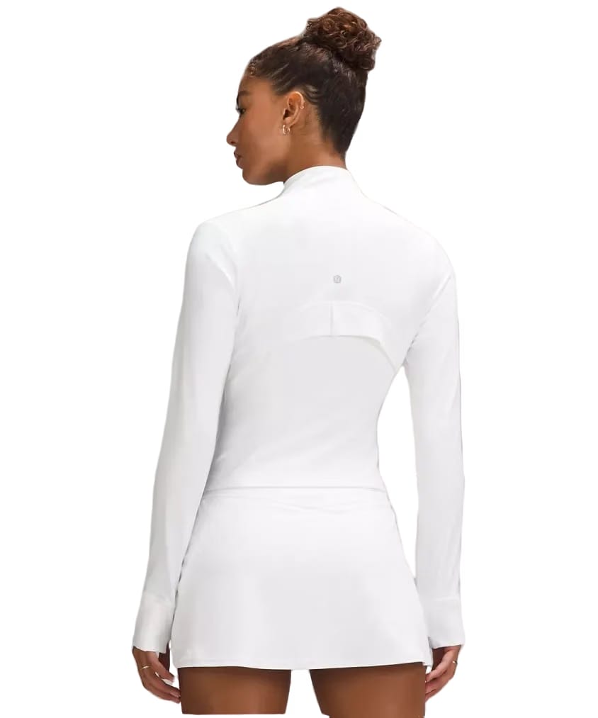 Lululemon Define Cropped Jacket Nulu White