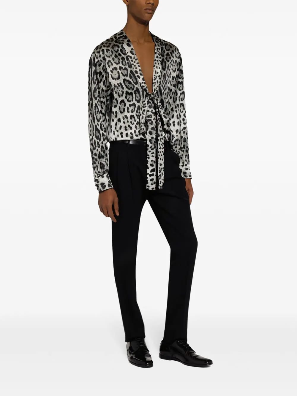 leopard-print shirt