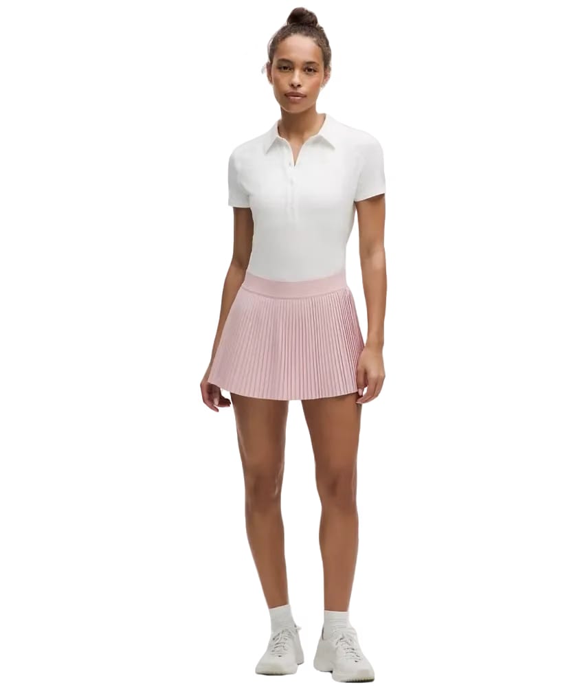 Lululemon Varsity High-Rise Pleated Tennis Skirt Pink Haze
