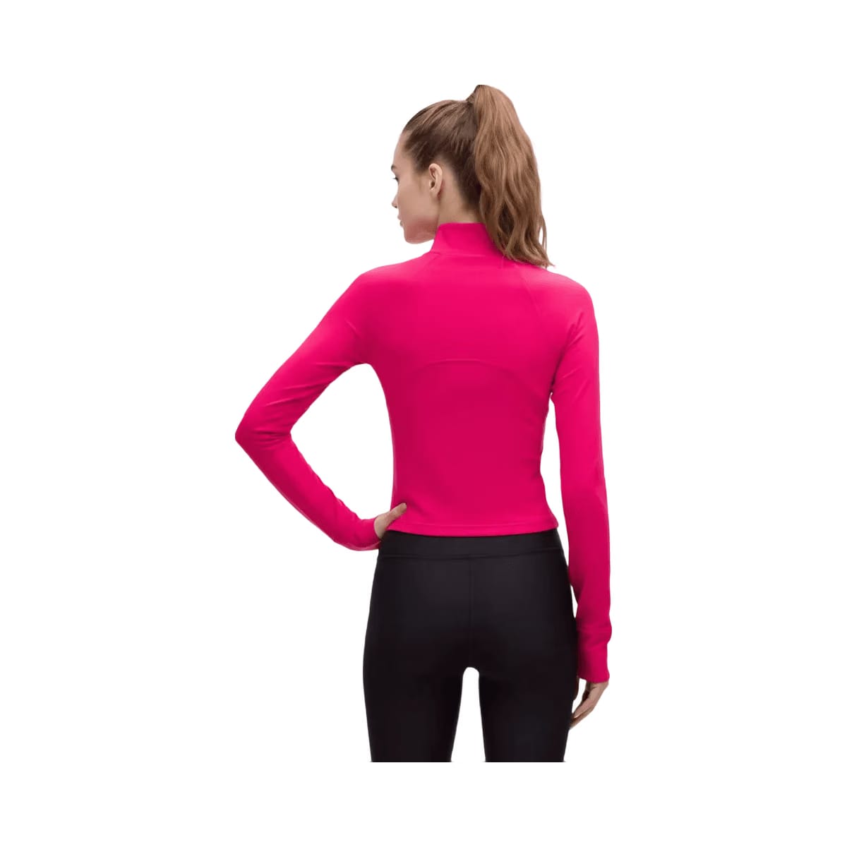 Lululemon It's Rulu Cropped Half Zip Updated Passionate