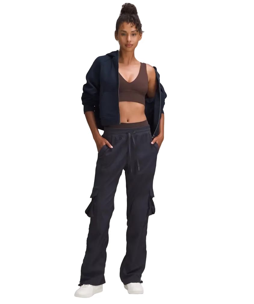 Lululemon Dance Studio Relaxed-Fit Mid-Rise Cargo Pant Black Night
