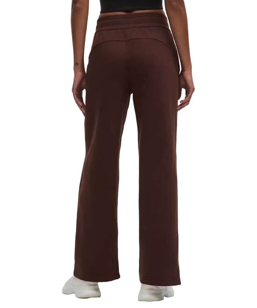 Lululemon Scuba Mid-Rise Wide-Leg Pant Lava Cake
