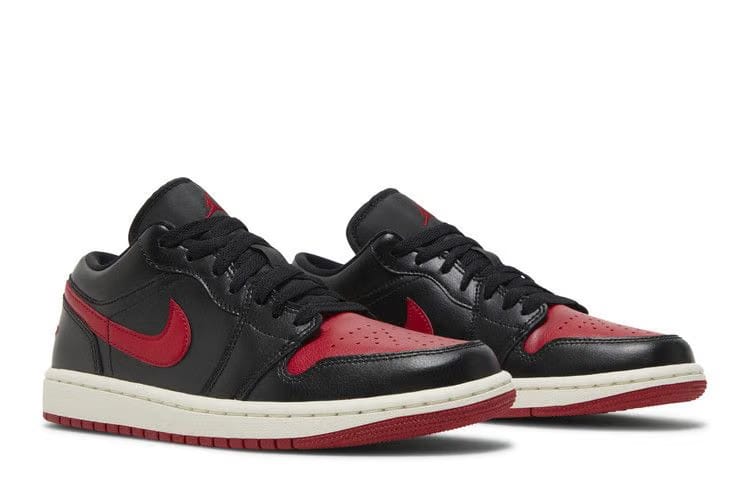 Nike Air Jordan 1 Low BlackOff WhiteGym Red