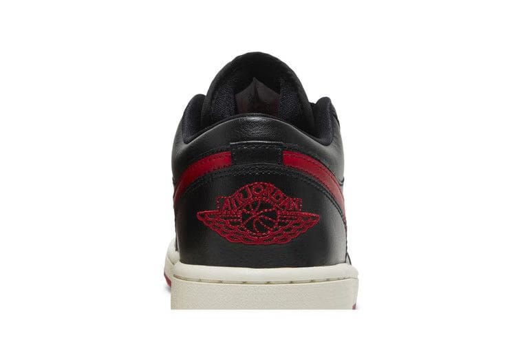 Nike Air Jordan 1 Low BlackOff WhiteGym Red