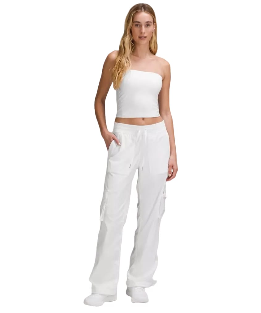 Lululemon Dance Studio Relaxed-Fit Mid-Rise Cargo Pant White