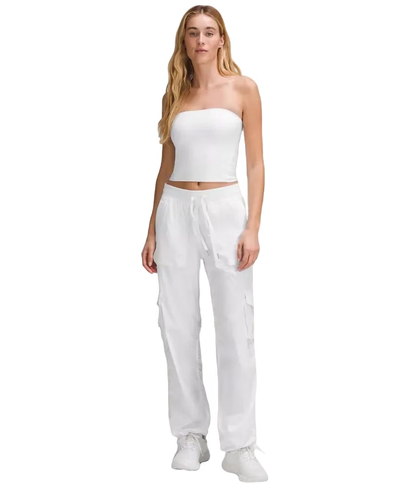 Lululemon Dance Studio Relaxed-Fit Mid-Rise Cargo Pant White