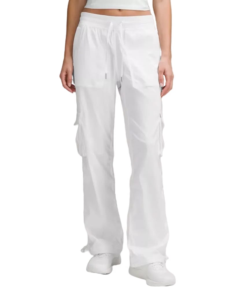 Lululemon Dance Studio Relaxed-Fit Mid-Rise Cargo Pant White