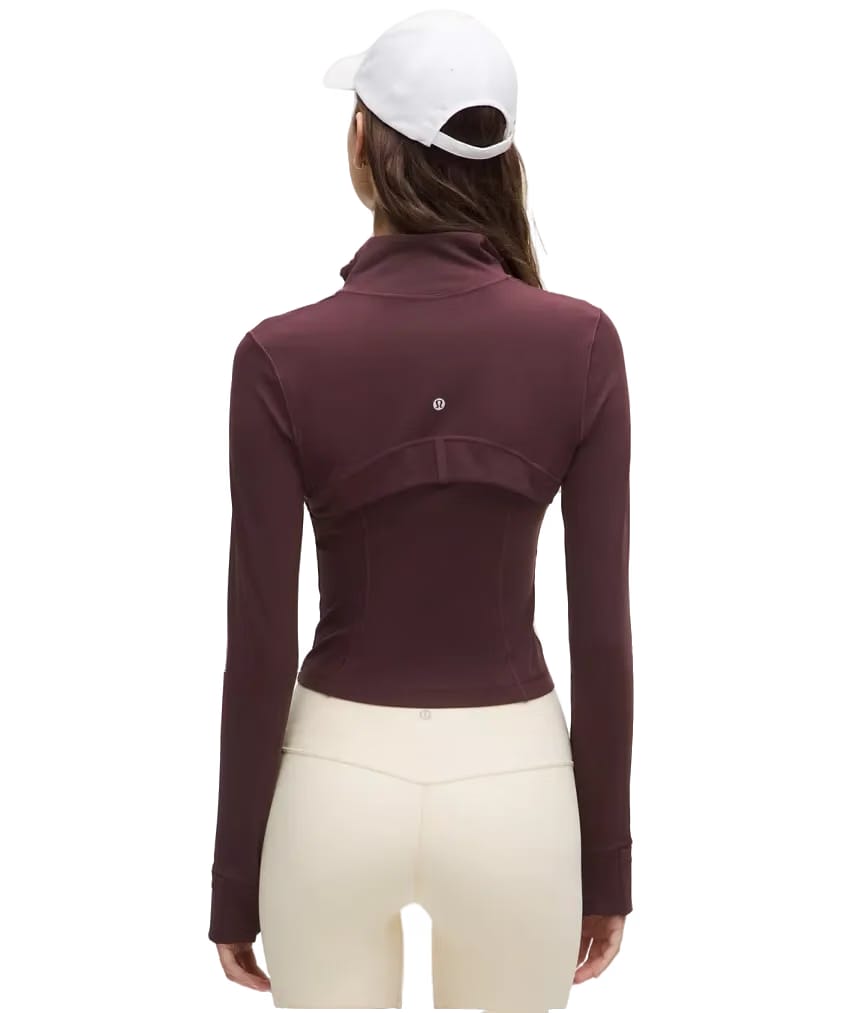 Lululemon Define Cropped Jacket Nulu Goodnight Plum