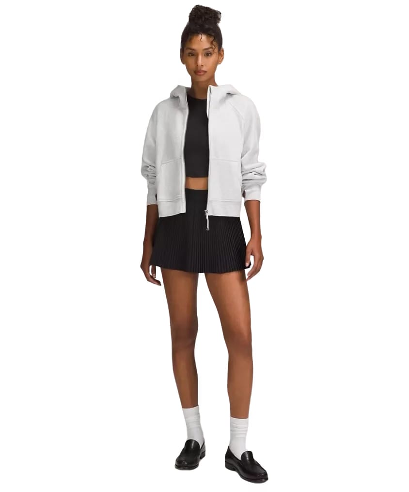 Lululemon Scuba Oversized Full-Zip Hoodie Heathered Core Ultra Light Grey