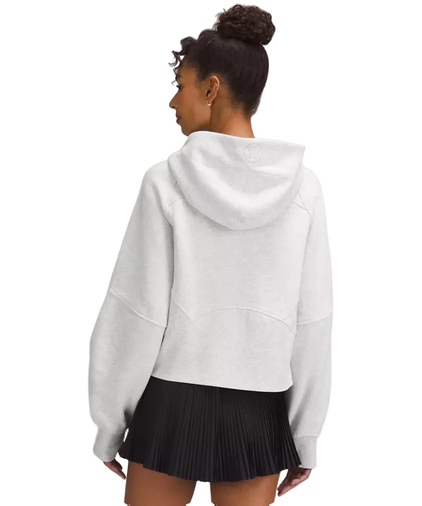 Lululemon Scuba Oversized Full-Zip Hoodie Heathered Core Ultra Light Grey